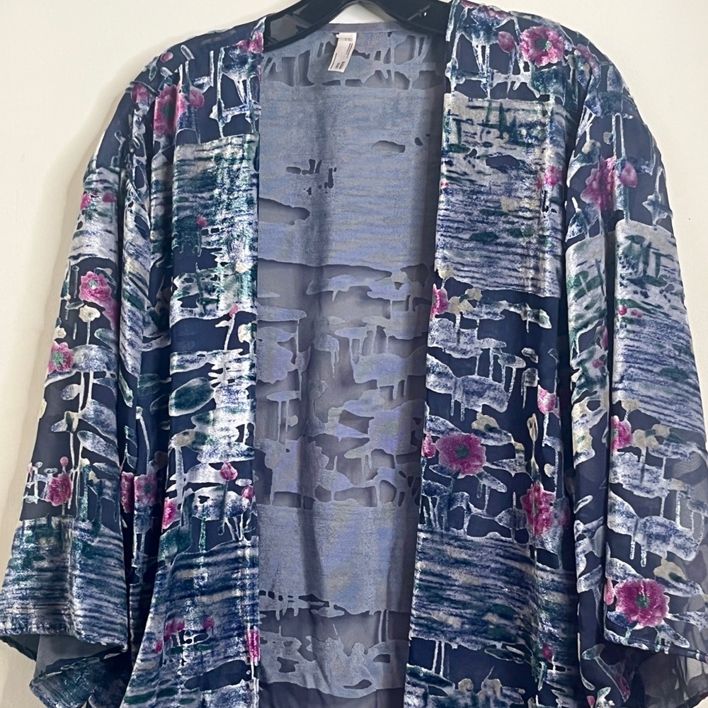 Urban Outfitters Floral Sheer Kimono/Duster
